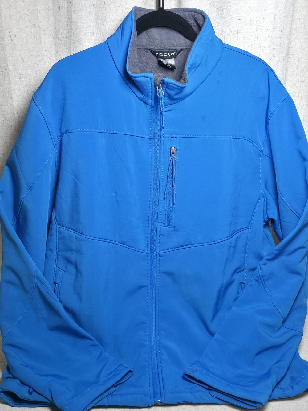 Tesla Men's Electric Blue Performance Full-Zip Jacket